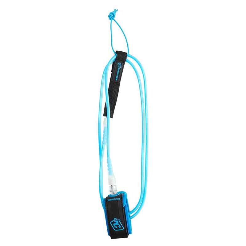Creatures of Leisure 7ft Pro Leash – Cyan/Clear