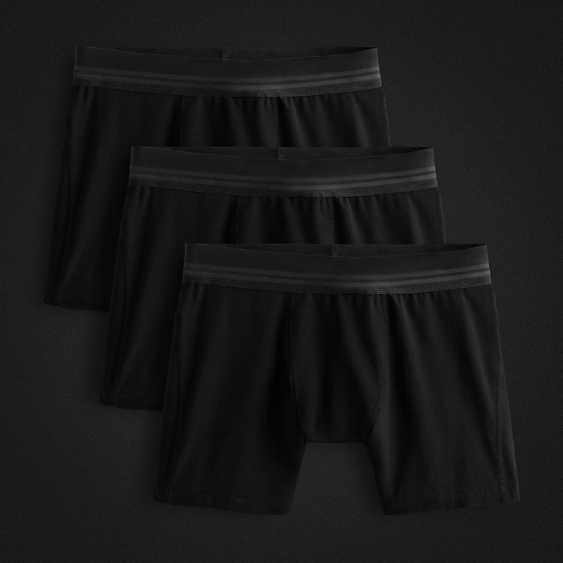 Elevated Lotus Sport Boxer Short 3 Pack – Black