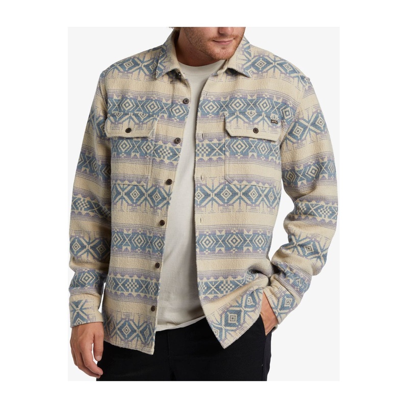 Billabong Offshore Jacquard Flannel Taupe