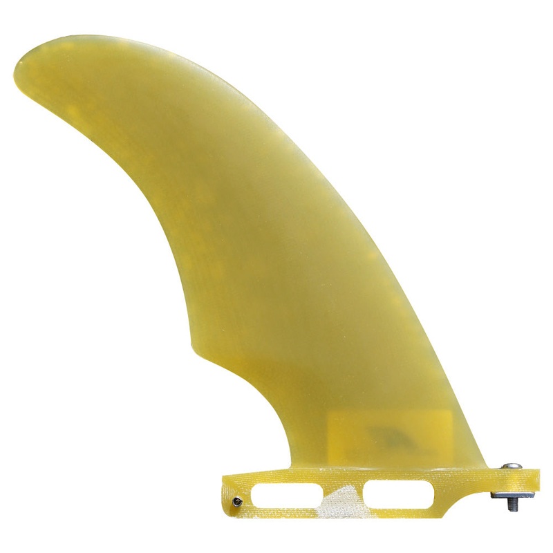 Fins Unlimited Cutaway Longboard Fin – Yellow – 8″