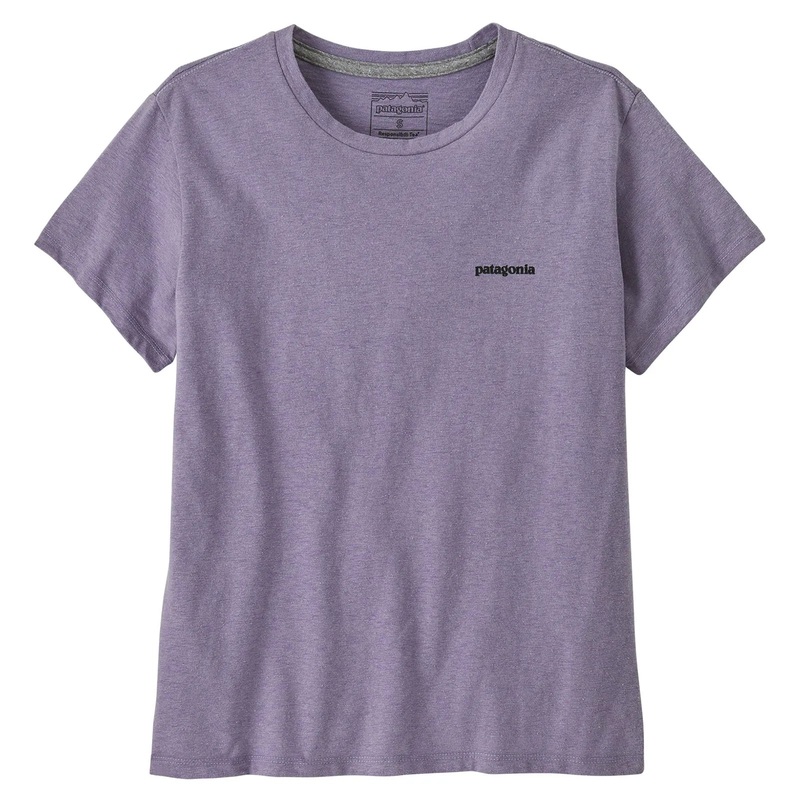 Patagonia Women’s P-6 Logo Responsibili-Tee – Concrete Purple