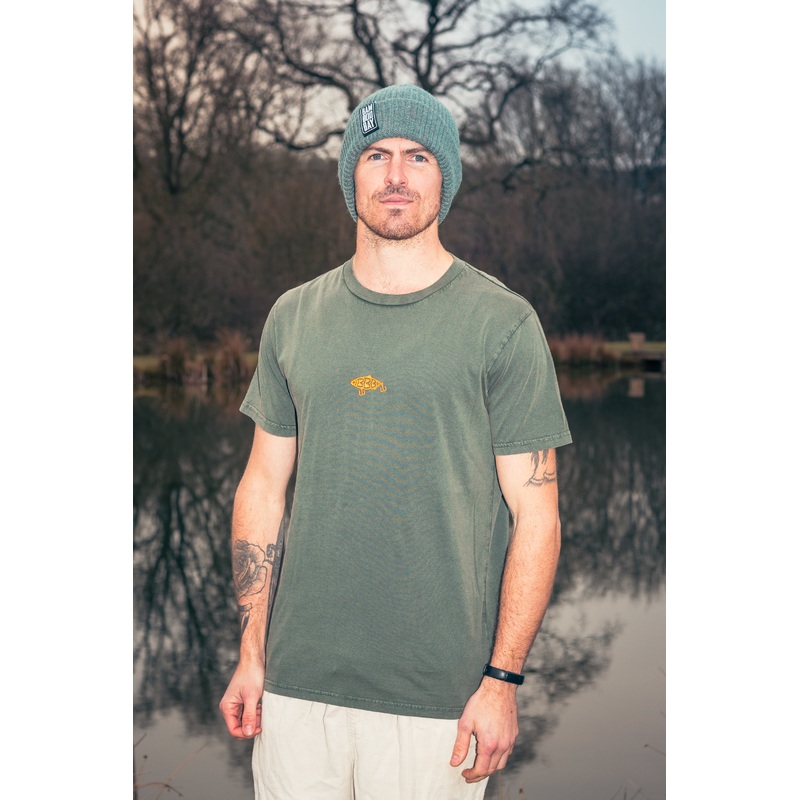 BamBooBay Lure Metal T-Shirt Stone Washed Green
