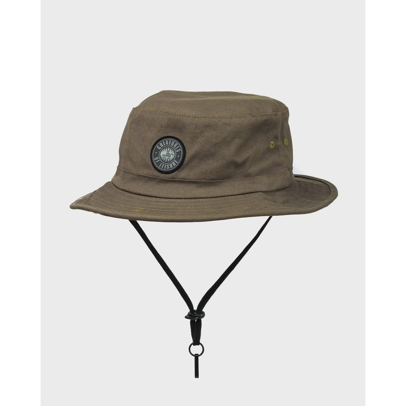 CREATURES SURF BUCKET HAT: MILITARY