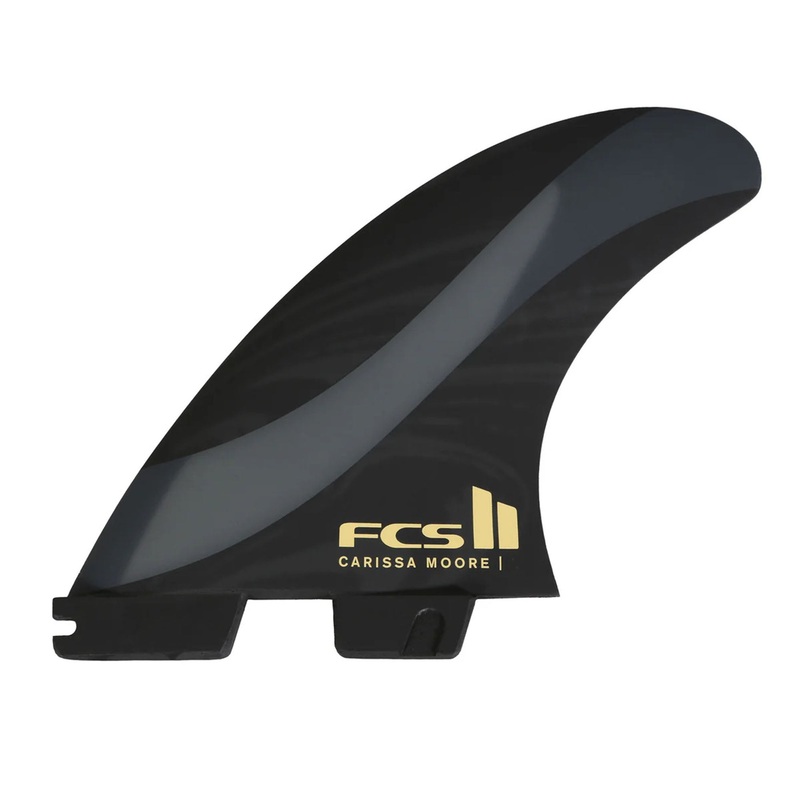 FCS II Carissa Moore Aircore Tri Surfboard Fins – Medium/Black
