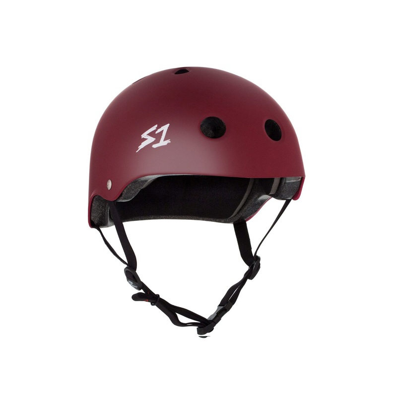 S1 Lifer Skateboard Helmet Maroon Matte