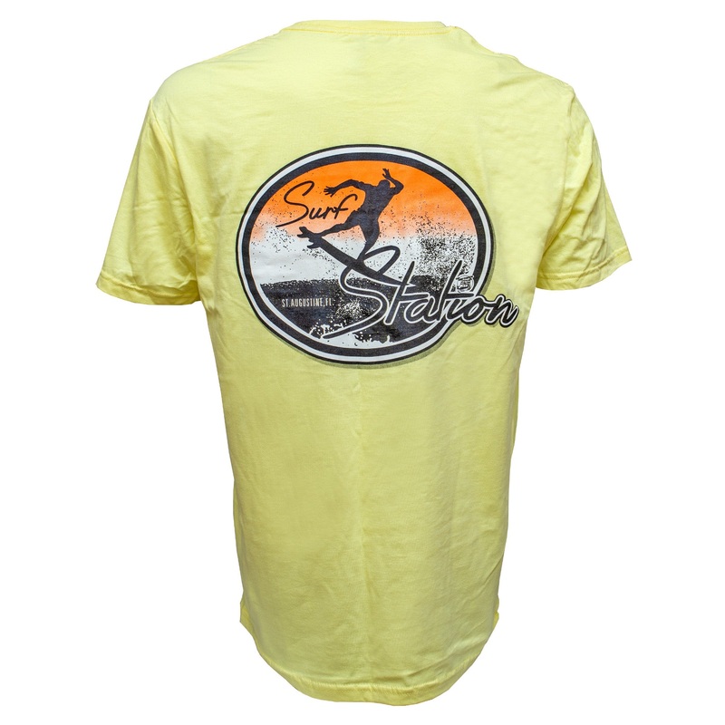 Surf Station Morning Boost Men’s S/S T-Shirt – Yellow