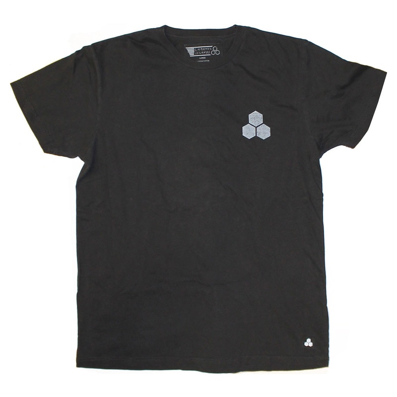 Channel Islands Stamped Flag Tee – Washed Black