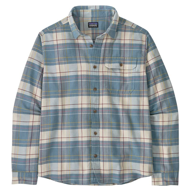 Patagonia Men’s Lightweight Fjord Flannel Shirt – Raft Still Blue
