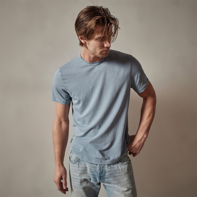 Clear Jersey Crew – Bluestone Pigment