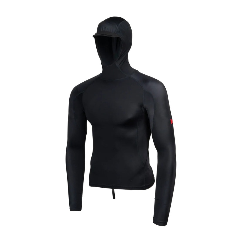 UTILITY POCKET HOODED RASHGUARD – BLACK