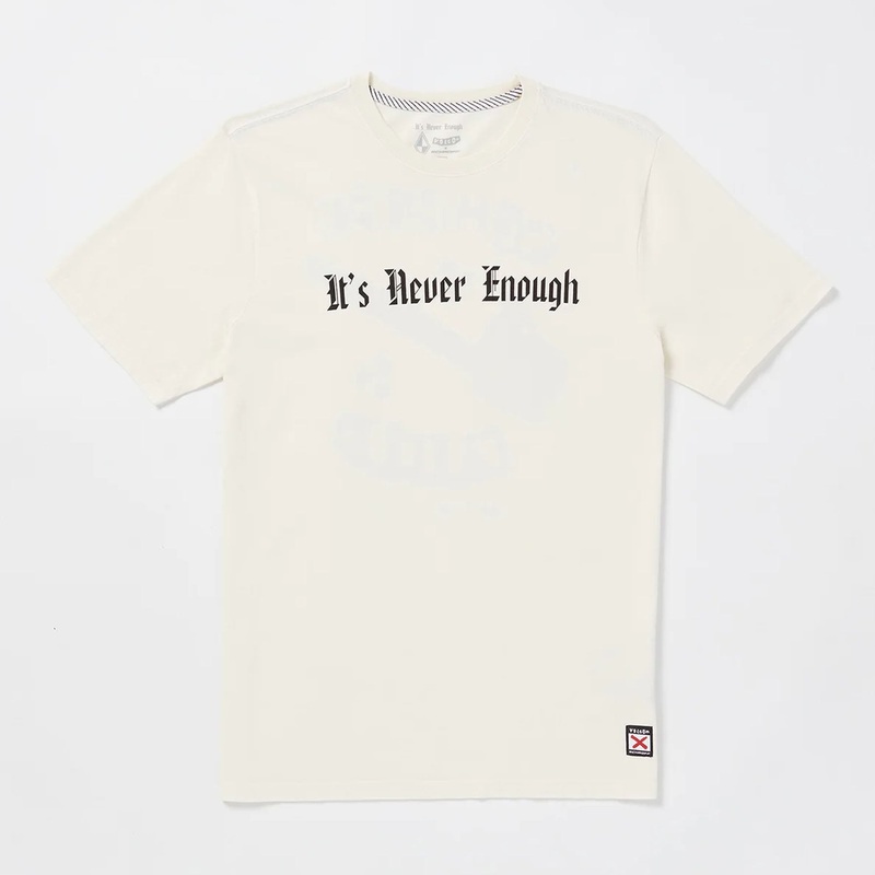 Volcom x Schroff Chainsaw Men’s S/S T-Shirt – Off White