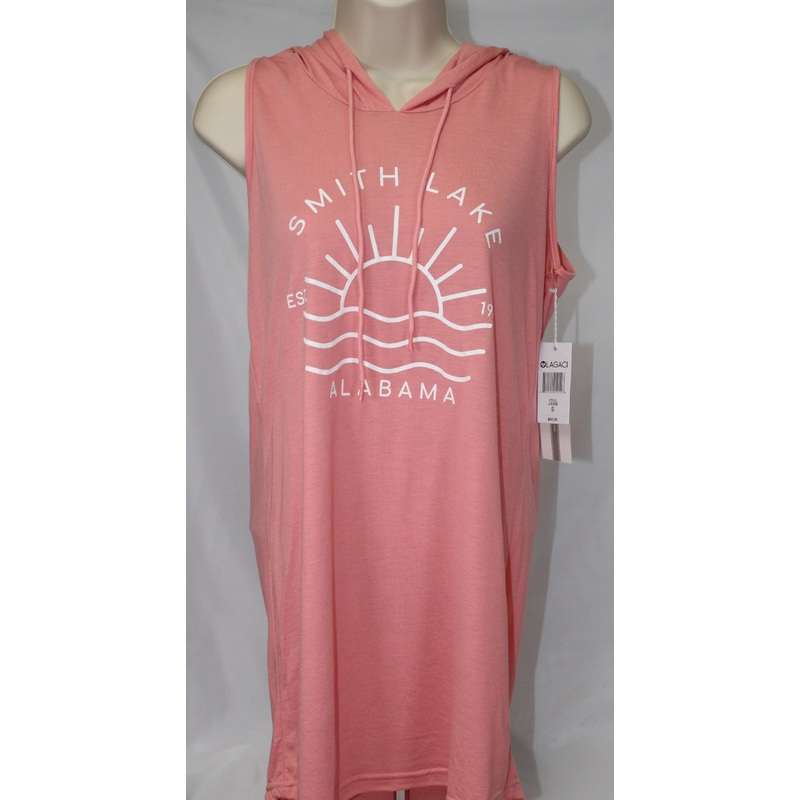 Current Mood Hooded Dress Cover up – VINTAGE CORAL – SMITH LAKE