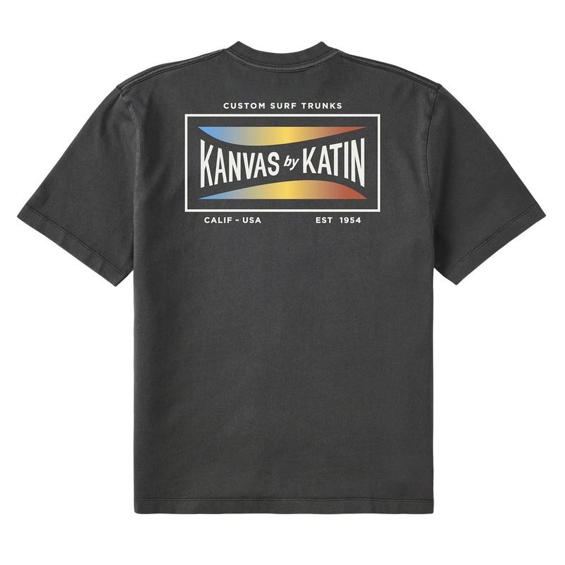 Katin Scrubber Relaxed Men’s S/S T-Shirt – Black Wash Pigment Dye