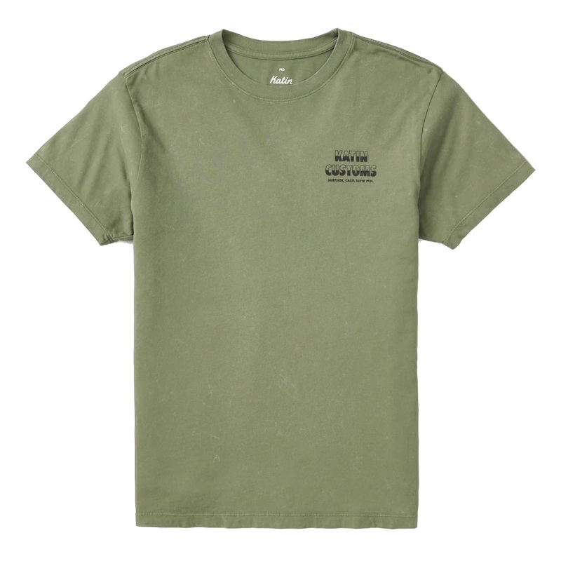 Katin Stalk Men’s S/S T-Shirt – Olive Wash
