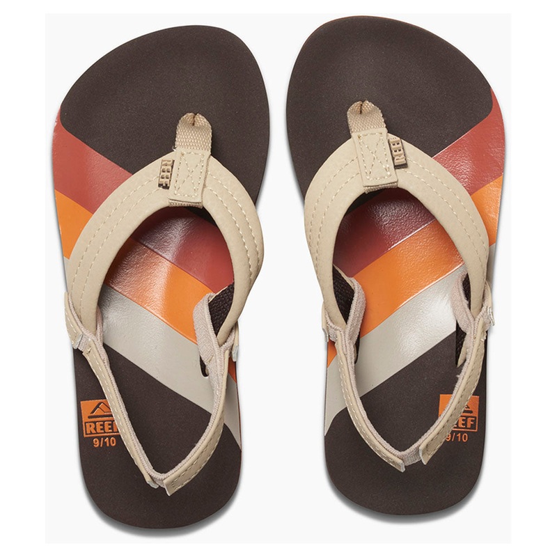 Reef Kid’s Ahi Sandals – 70s Brown