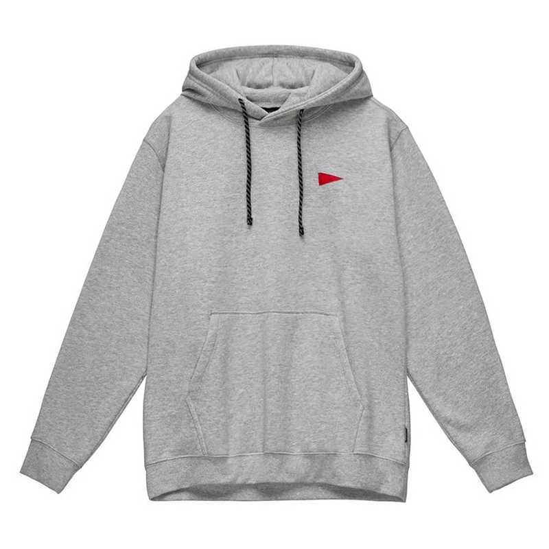 Florence Marine X Burgee Hoody – Heather Grey