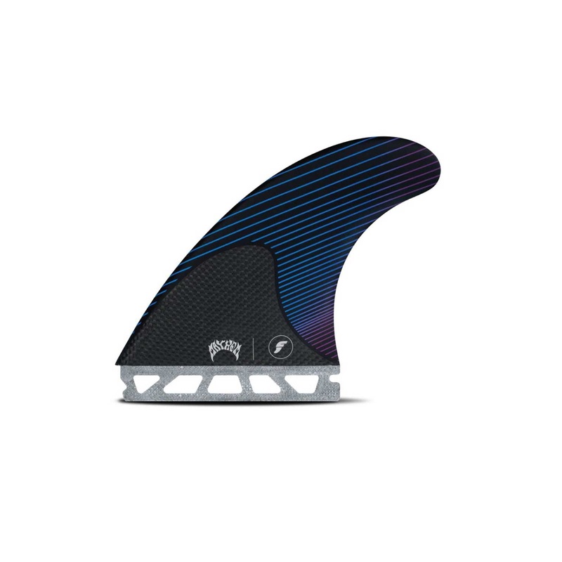 Futures Fins Mayhem Large Thurster Set Blue/Violet