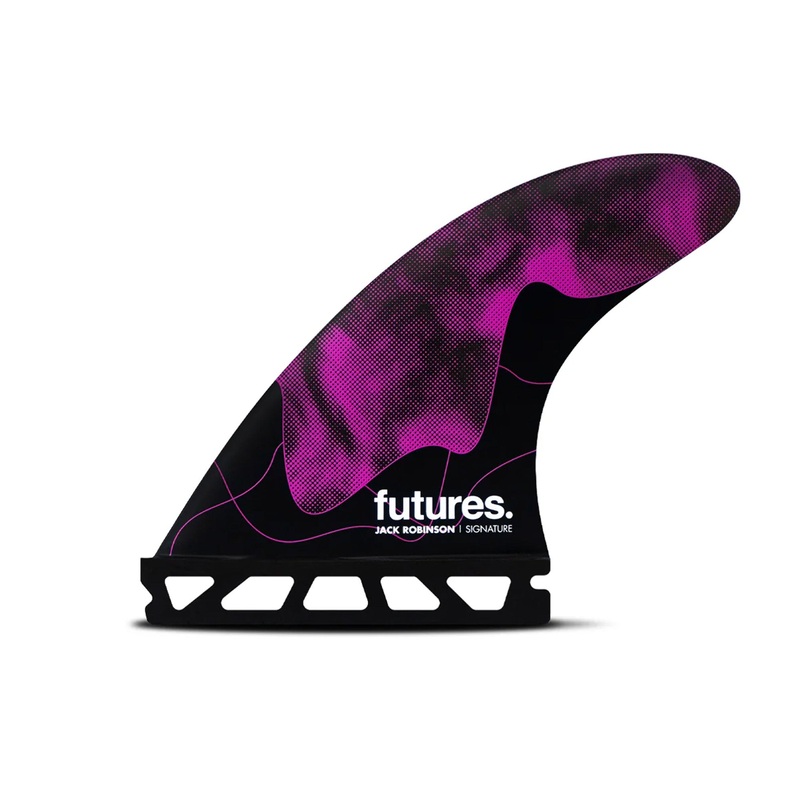 Futures Jack Robinson Honey Comb Tri Surfboard Fins – Small/Violet