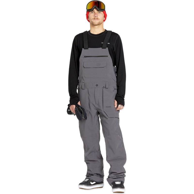 Volcom Roan Bib Overall Charcoal