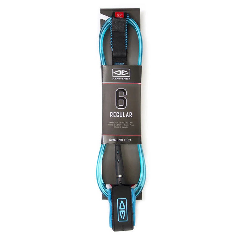 DIAMOND FLEX REGULAR 6FT LEASH – BLUE