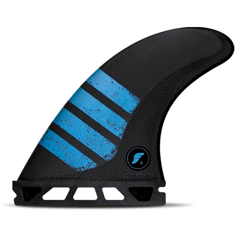 Futures F4 Alpha Series Tri Surfboard Fins – Small/Blue