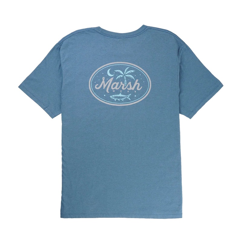 Marsh Wear Crescent Men’s S/S T-Shirt – Blue