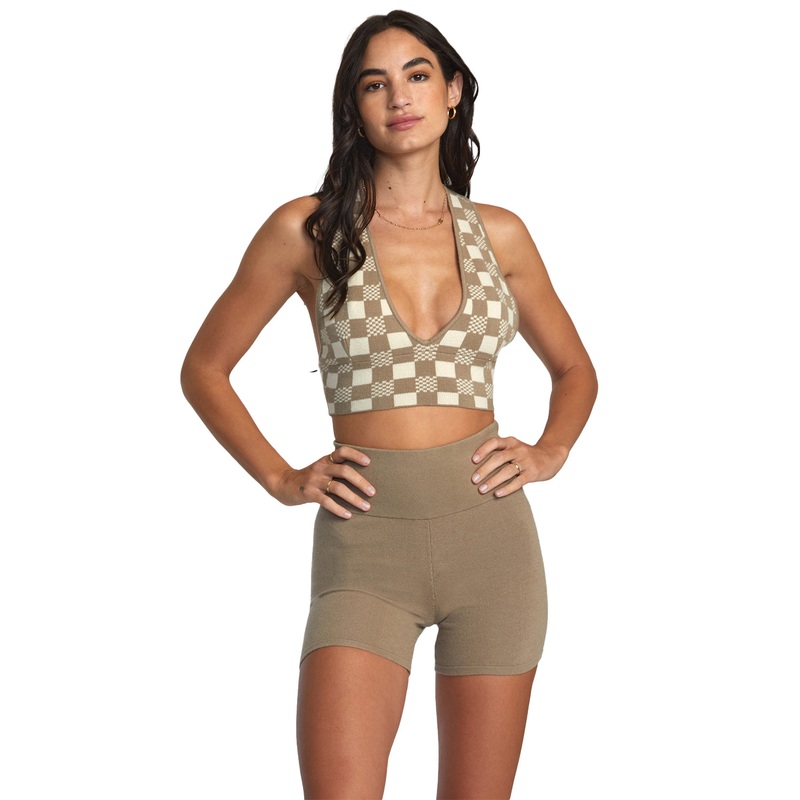 RVCA Womens Fever Knit Bike Shorts
