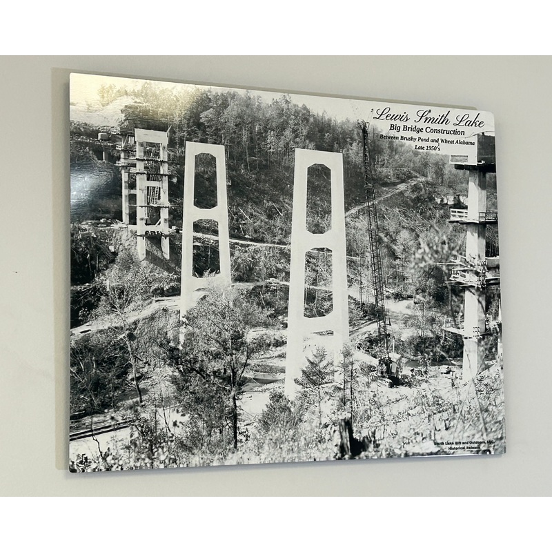 BTW2-M-16×20 Before the Water Release 2 Big Bridge Construction Photo 1 All the way to the Bottom