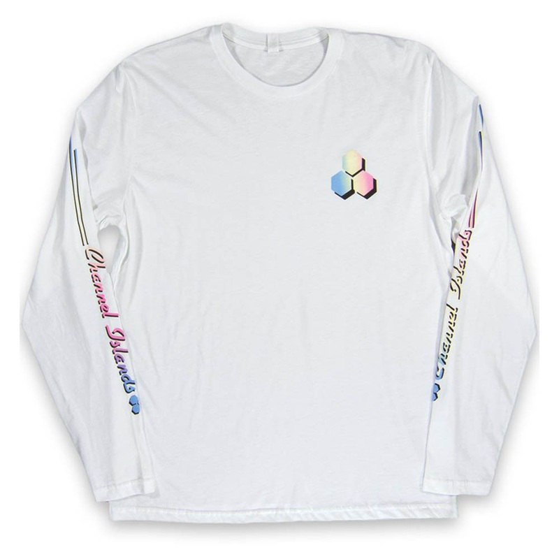 Channel Islands Rail Sleeve Long Sleeve Tee – White
