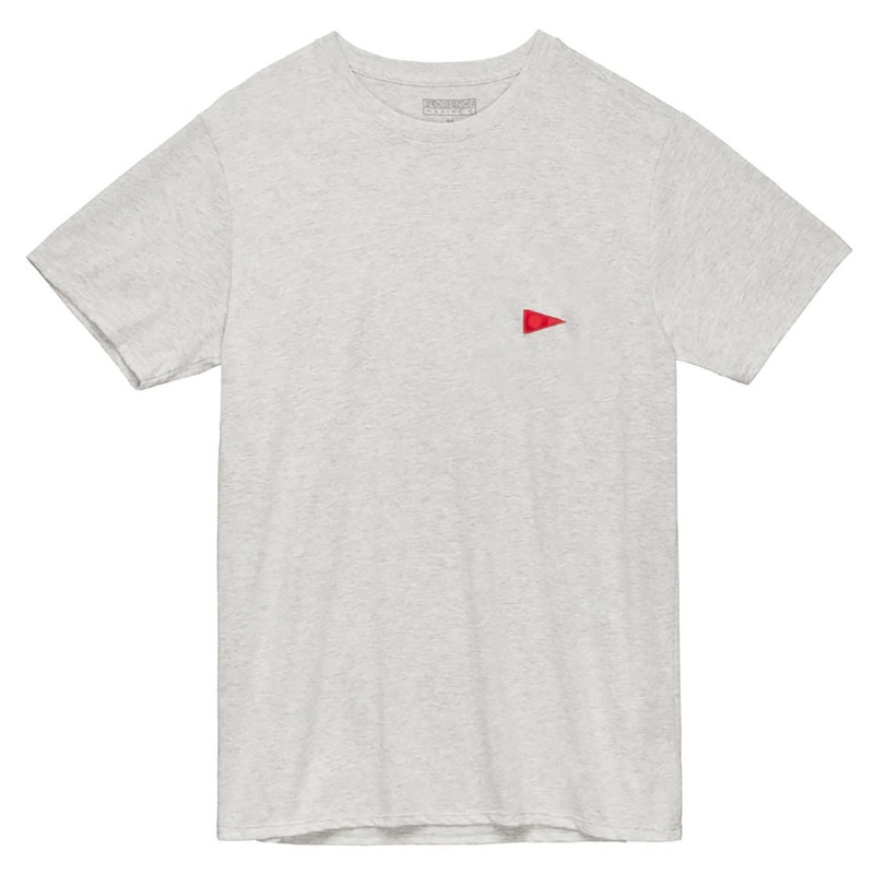 Florence Marine X Burgee Recover Tee – Light Heather Grey