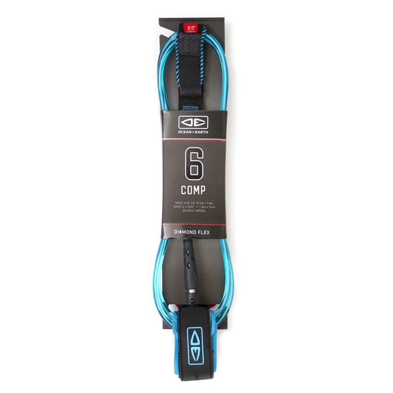 Ocean & Earth Diamond Flex Comp Leash – 6ft