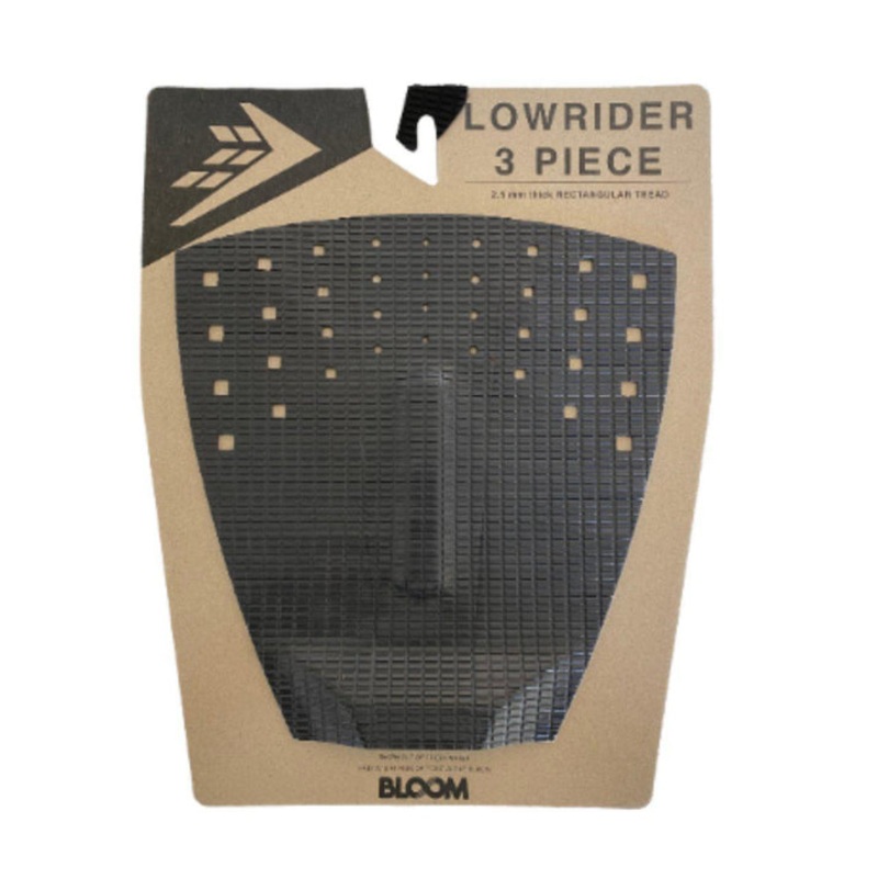 Firewire Lowrider Thin 3 Piece Arch Traction Pad-Black/Charcoal