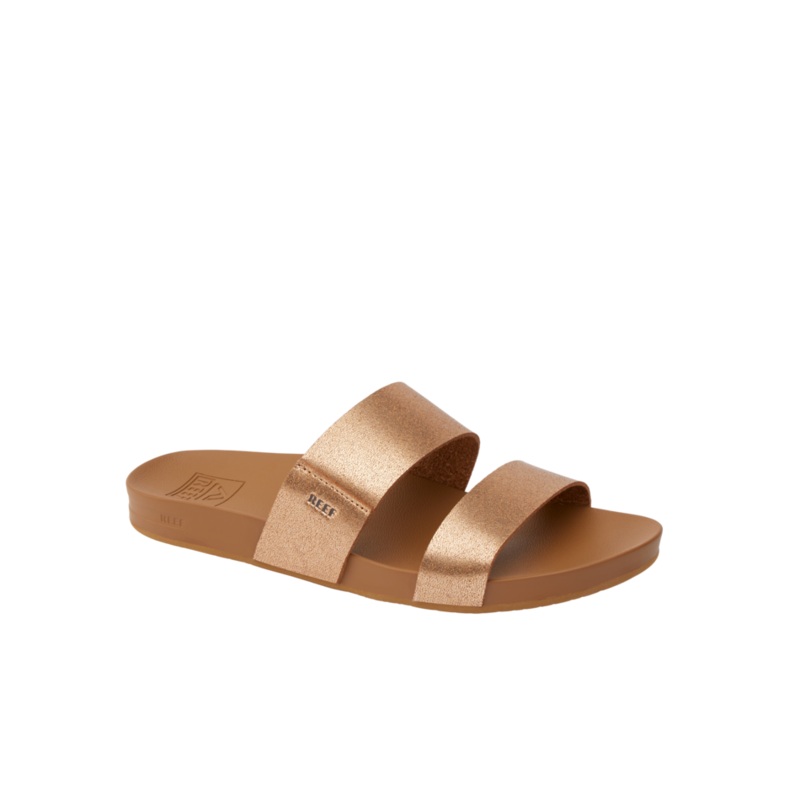REEF Cushion Vista Sandal-Copper/Tan