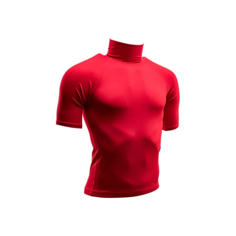 Tiki Adult Rash Vest SS No Logo – Red