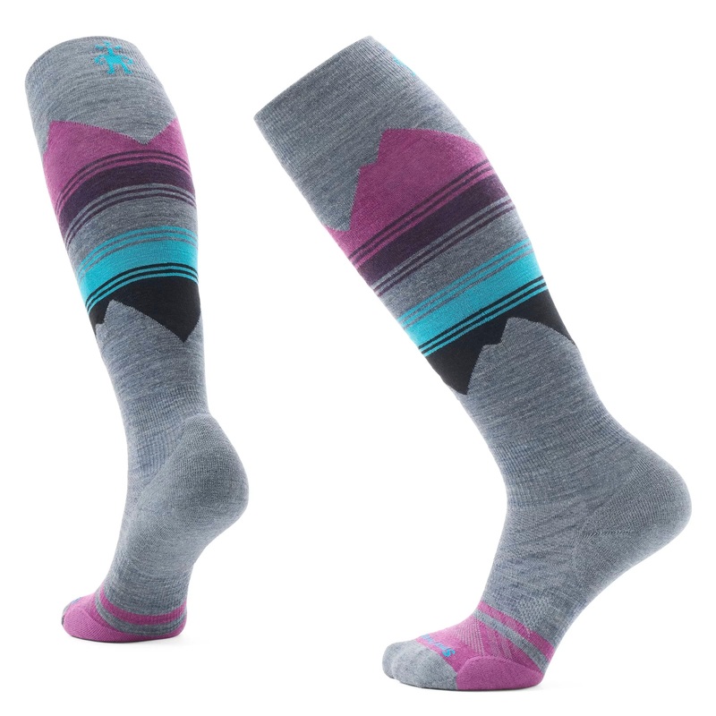 Women’s Ski Pattern Targeted Cushion OTC Socks