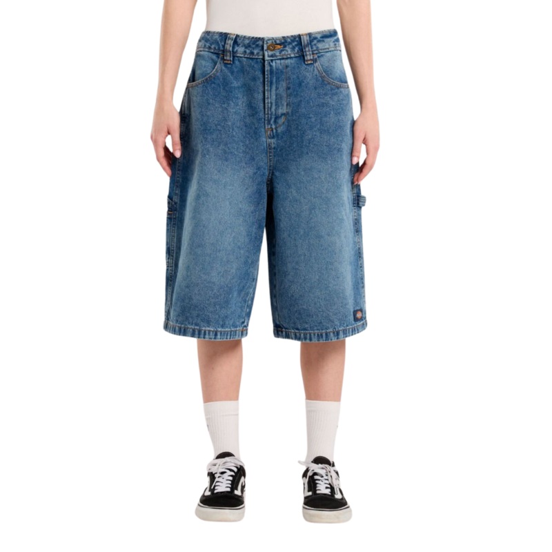 Dickies Carpenter Denim Jorts Rinsed Fade