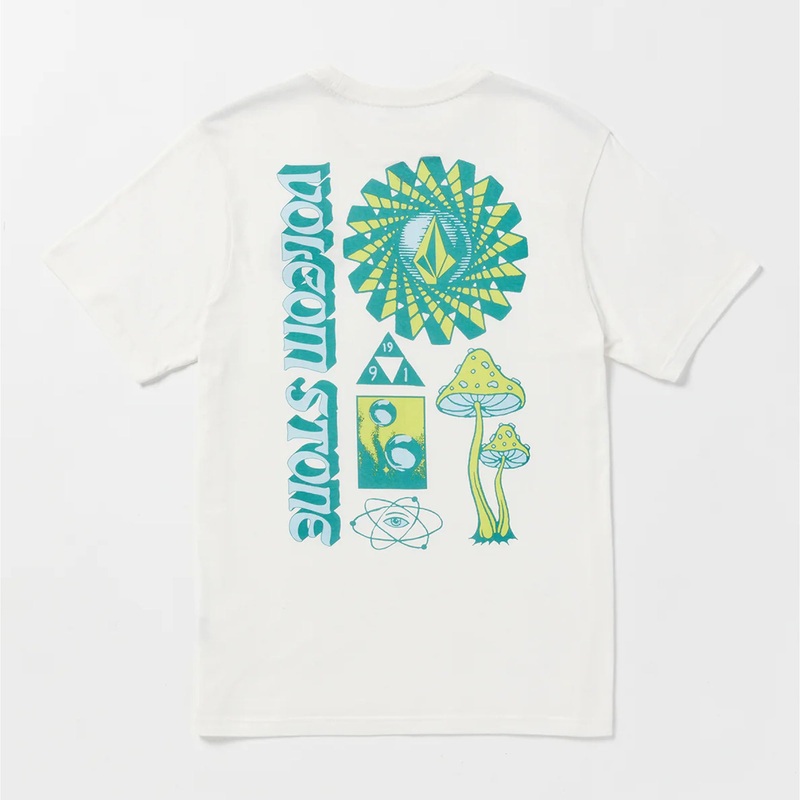 Volcom Farm To Yarn Molchat Standard Men’s S/S T-Shirt – Off White