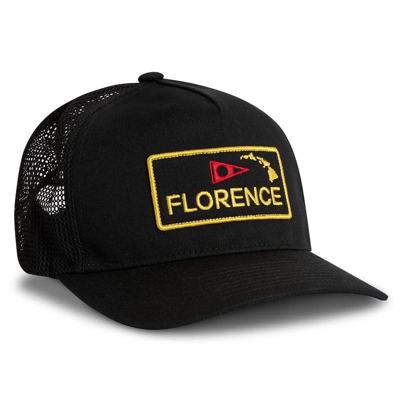 Florence Marine X Island Men’s Trucker Hat – Black