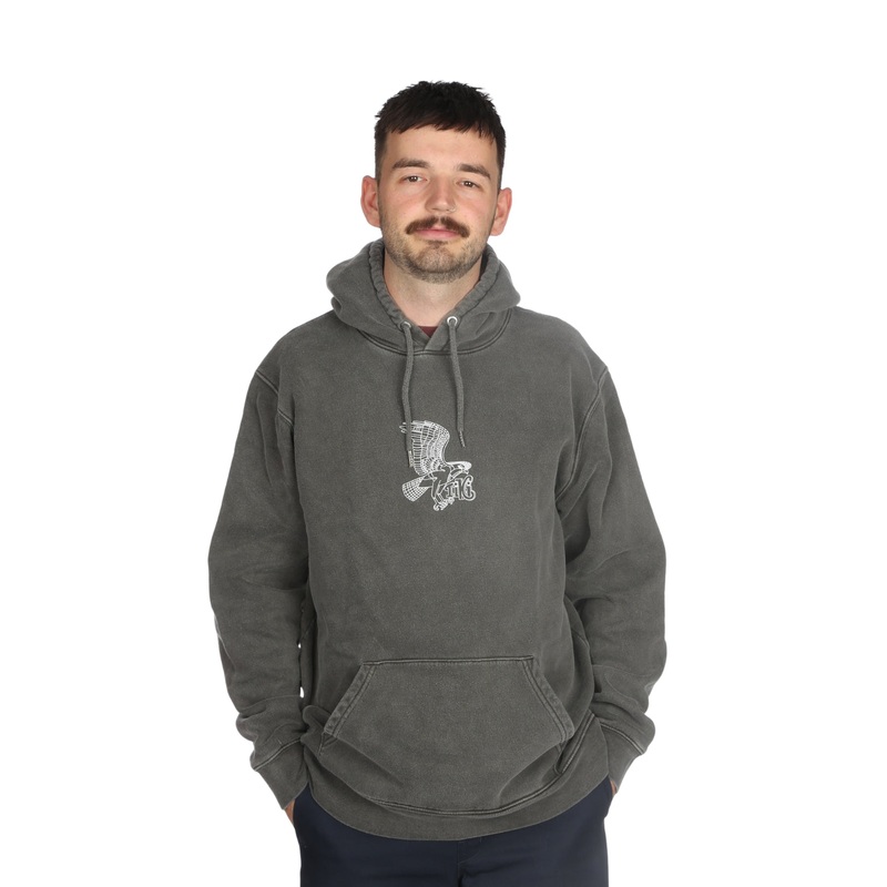 Tiki Seahawk Hoodie Grey Wash
