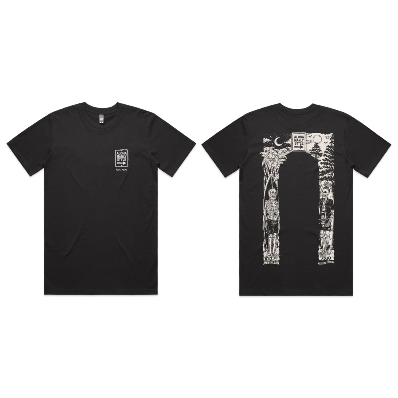 BENNY x KENNY SHOP TEE – COAL