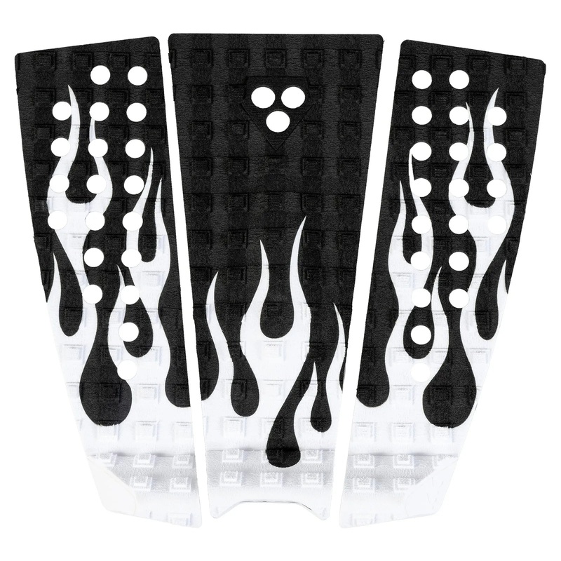 Gorilla Kyuss 3 Piece Tail Pad – White Flames