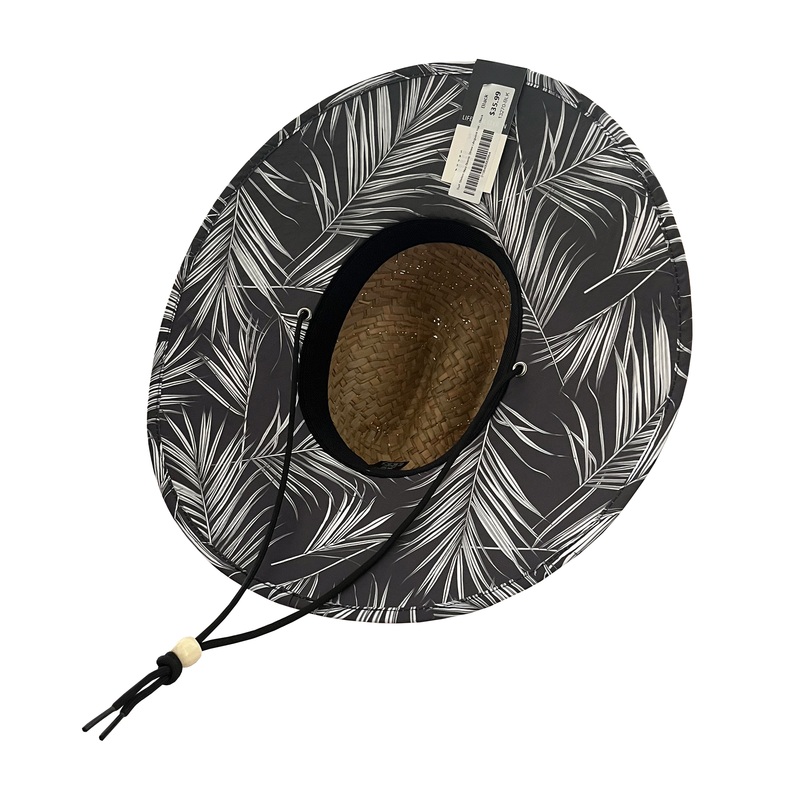 Surf Station Mas Bueno Straw Lifeguard Hat – Black