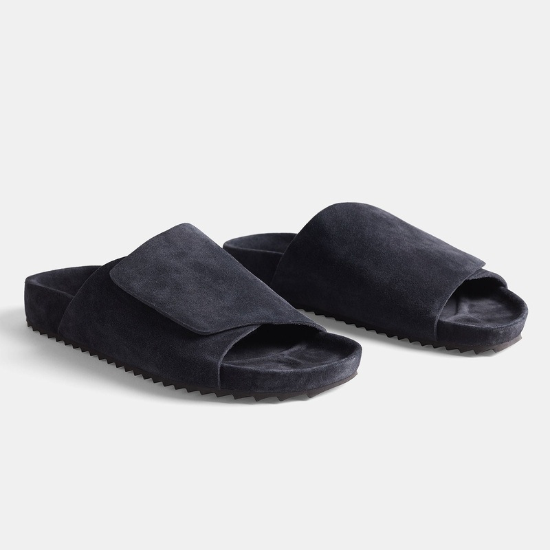 Women’s Suede Slide – Deep