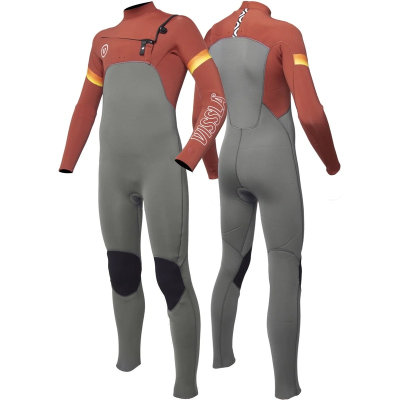7 SEAS BOYS RADITUDE 4-3 FULL CHEST ZIP – RUST