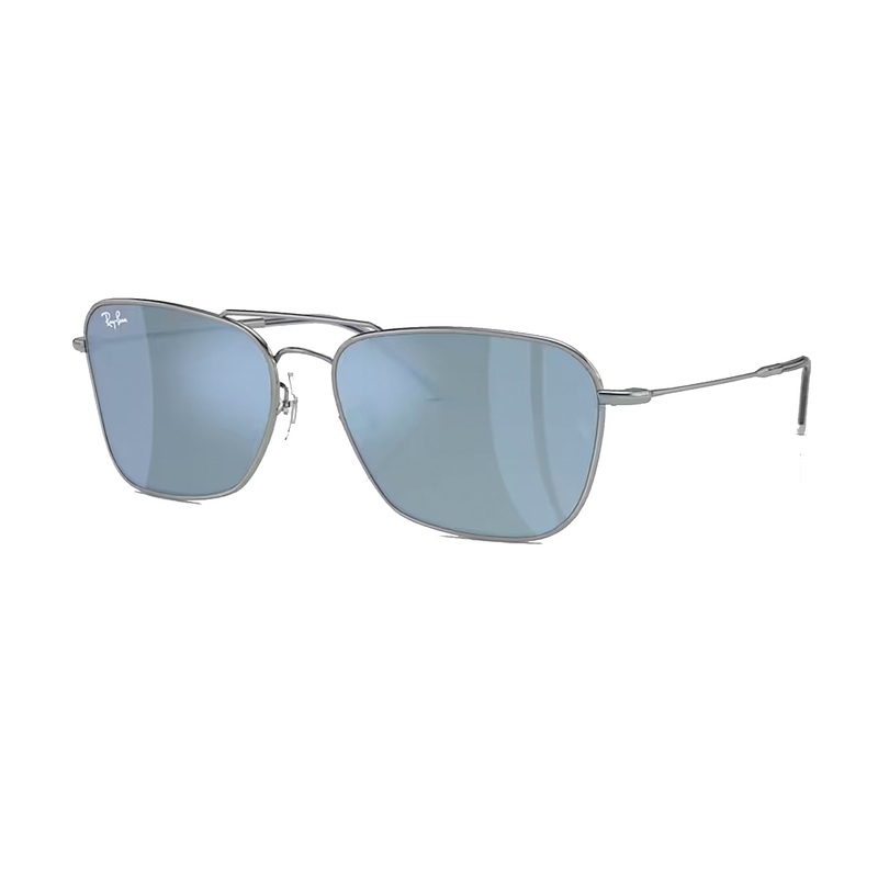 Ray-Ban Caravan Reverse Men’s Sunglasses – Gunmetal/Dark Grey Mirror Turquoise
