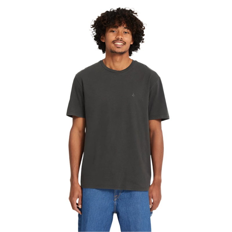 Volcom Solid Stone Emb Short Sleeve T-Shirt Black