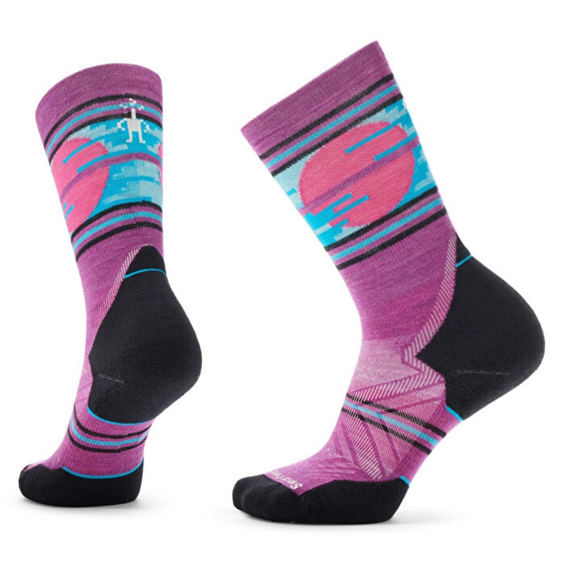 Women’s Trail Run Targeted Cushion Sunset Trail Crew Socks