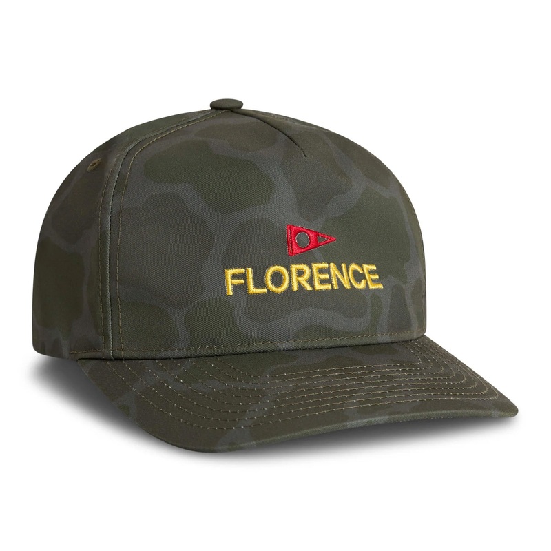 Florence Marine X Logo Structured Twill Men’s Hat – Burnt Olive Camo