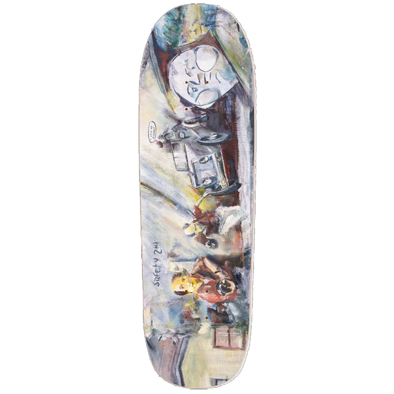 The Heated Wheel No Riders 9.25″ Skateboard Deck
