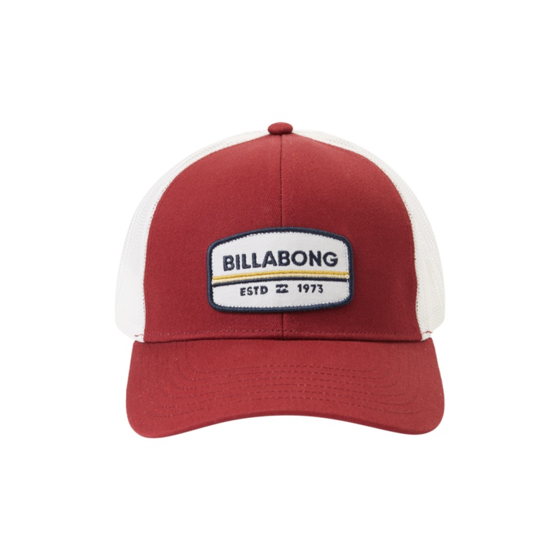 Billabong Walled Trucker Hat-Oxblood